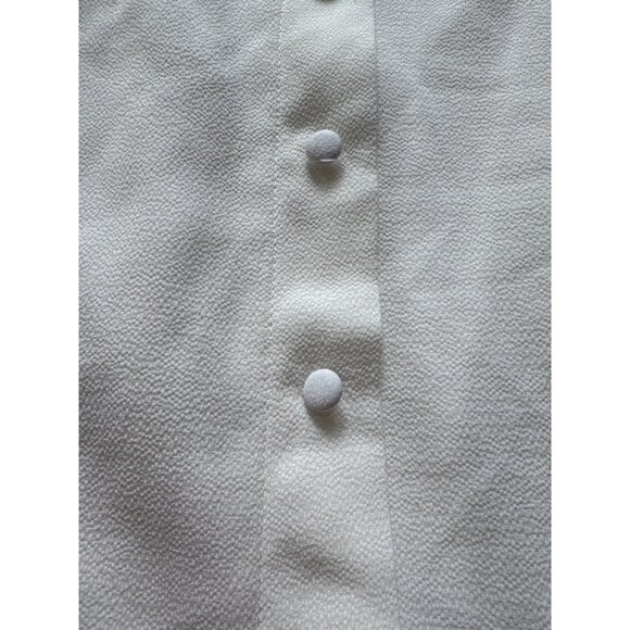 Favlux White Button-Front Sleeveless Midi Dress With Adjustable Straps - Picture 5 of 9